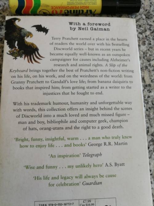 TERRY PRATCHETT IN HIS OWN WORDS A Slip of the Keyboard Reflections on Life Death and Hats