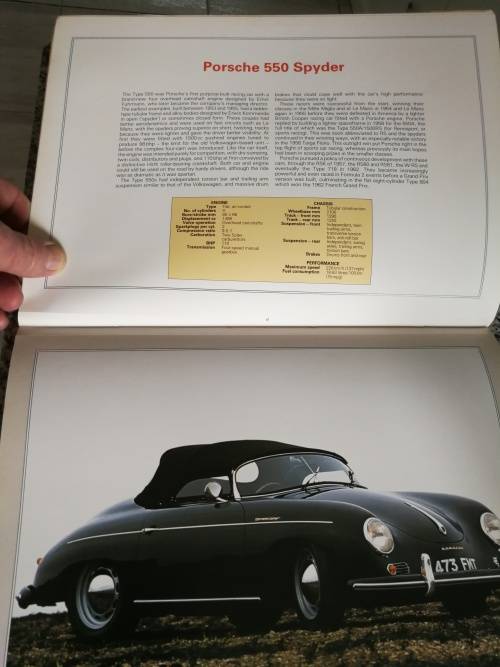 PORSCHE GREAT MARQUES POSTER BOOK CHRIS HARVEY Porsche Cars from 1955 - 1984