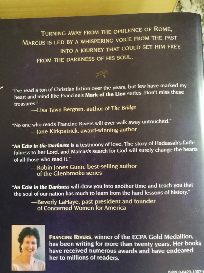 3 FRANCINE RIVERS  Books MARK of the LION SERIES  TRILOGY Books 1 2 and 3 ( complete )