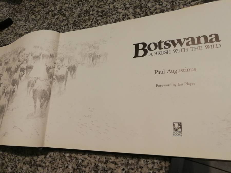 BOTSWANA A BRUSH WITH THE WILD PAUL AUGUSTINUS Foreword by Ian Player  ( wildlife )
