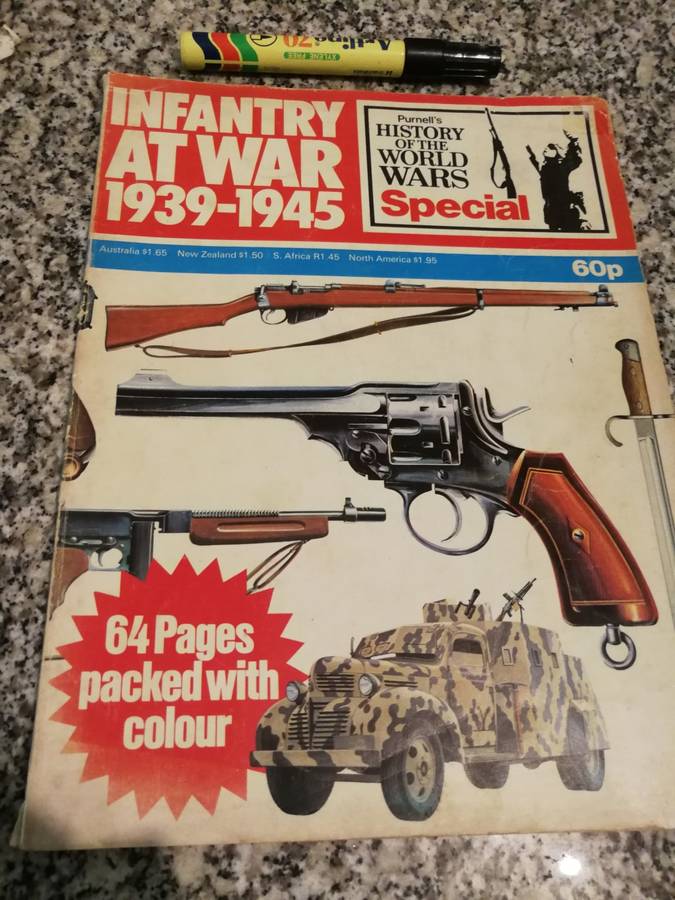 PURNELL`S History of the WORLD WARS SPECIAL INFANTRY AT WAR 1939-1945  ( WW2 WORLD WAR TWO army  )