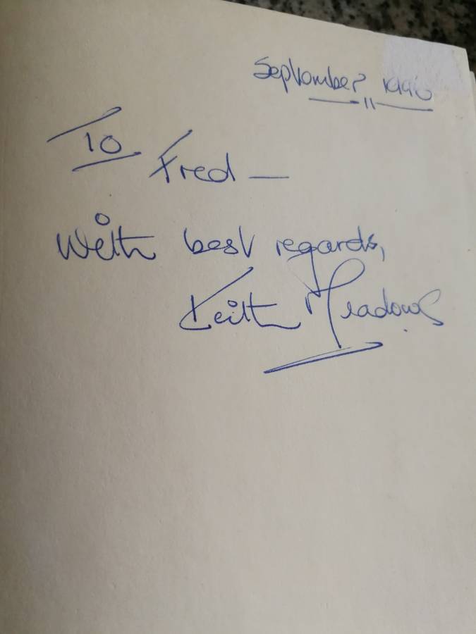 RUPERT FOTHERGILL BRIDGING A CONSERVATION ERA BY and SIGNED by KEITH MEADOWS ( Rhodesiana )