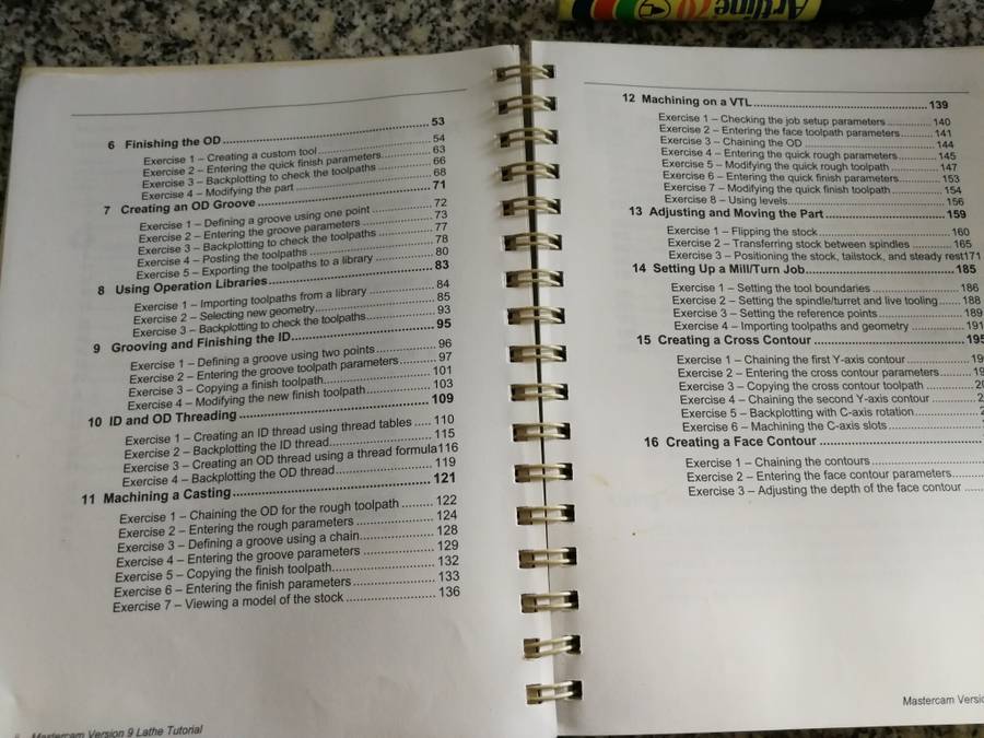 MASTERCAM LATHE TUTORIAL Version 9.1 SP2  Inch version Mastercam CNC Software