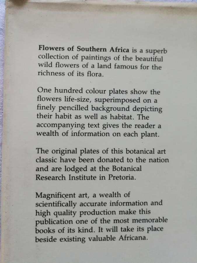 FLOWERS OF SOUTHERN AFRICA AURIOL BATTEN Limited Edition