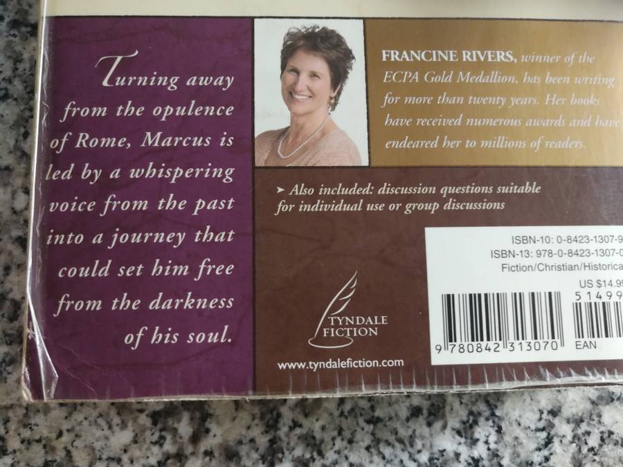 3 FRANCINE RIVERS  Books MARK of the LION SERIES  TRILOGY Books 1 2 and 3 ( complete )