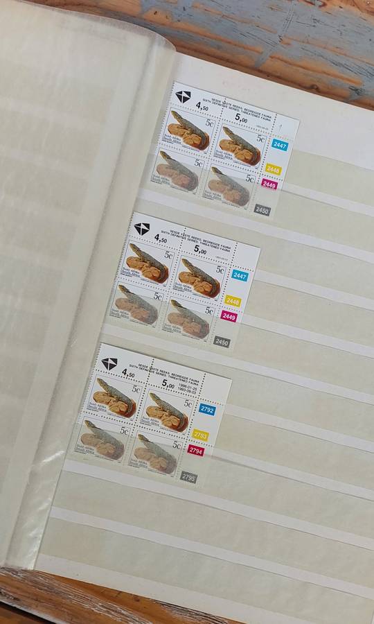 Stamp Stock Book - South African Blocks various in 16pg Album, Size: 30cm x 23cm