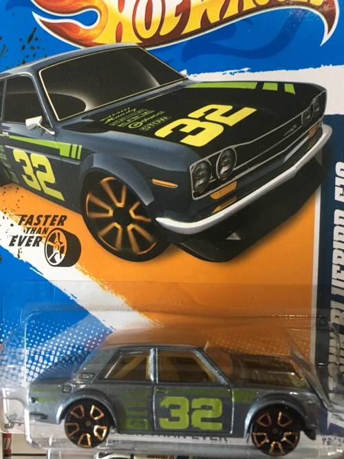 Hot wheels Datsun 510 silver