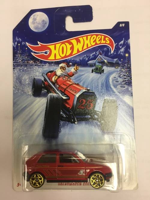Hot Wheels vw golf red scarce