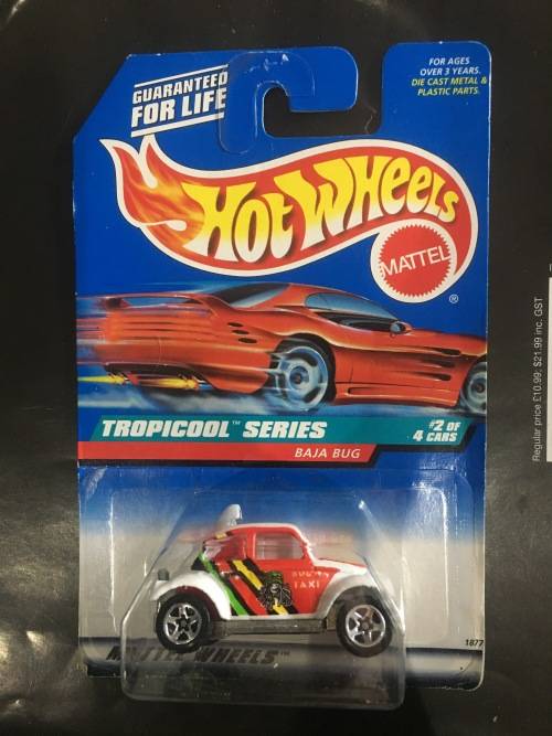 Hot Wheels Baja white/red
