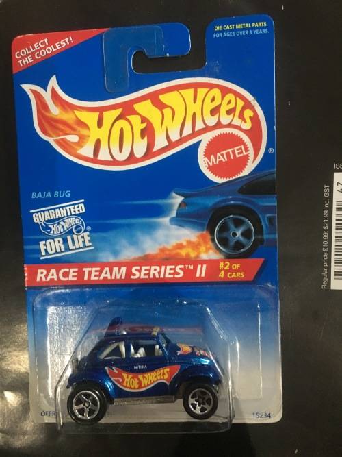 Hot Wheels Baja blue