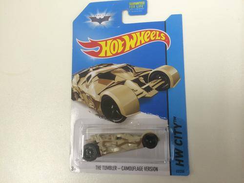 Hot wheels batman tumbler long card