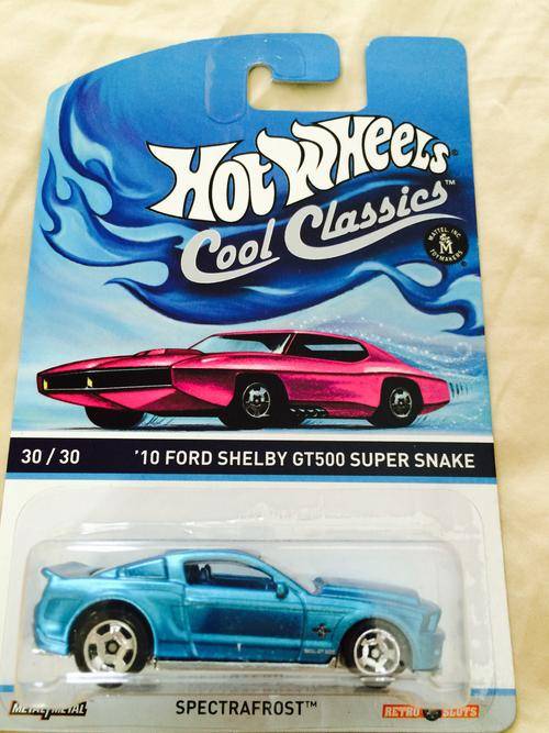 Hot wheels cool classics mustang Shelby blue '10