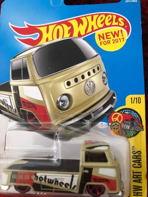 Hot wheels VW T2 long card