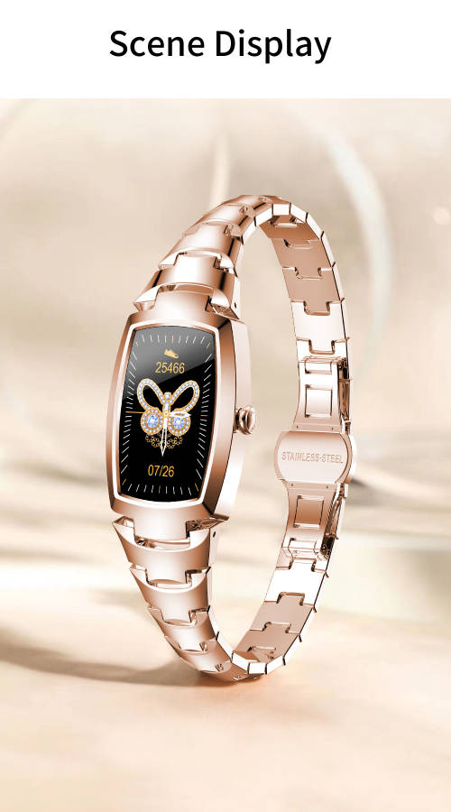 ELEGANT LADIES SMART WATCH - ROSE GOLD(LAST ONE)