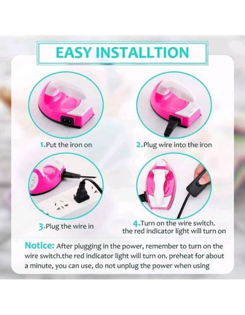 Mini Iron Press for Vinyl Pressing - NOT A TOY