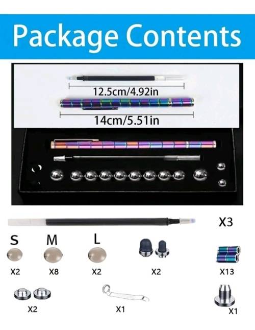 Magnet Fidget Pen Set With Stylus