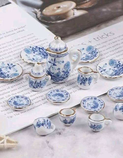 Mini Tea Set Royal Blue (17 pc)