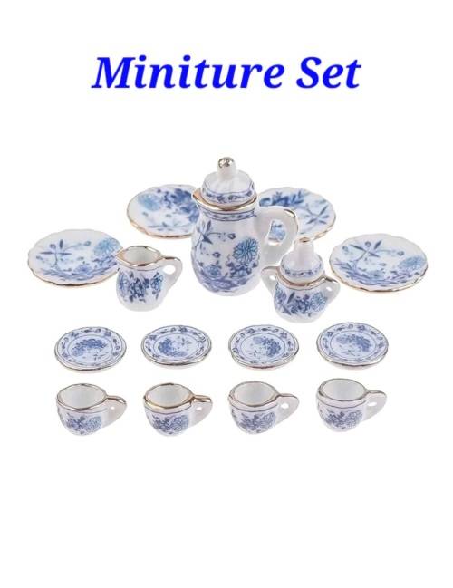 Mini Tea Set Royal Blue (17 pc)