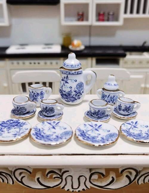Mini Tea Set Royal Blue (17 pc)