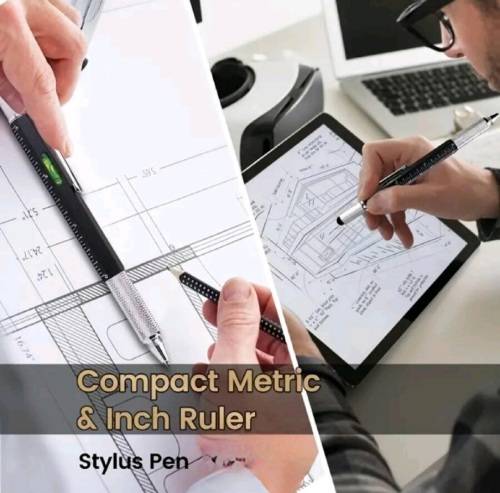 6 in 1 Multifunction Ballpoint Pen