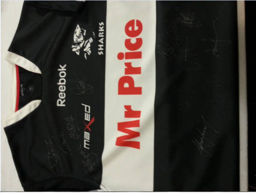 SHARKS SIGNED 2010 CURRIE CUP JERSEY