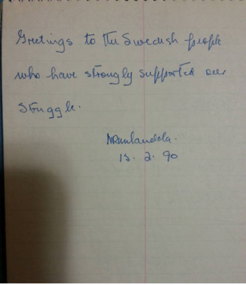 JOURNALIST SYLVIA VOLLENHOVEN'S BOOK - WITH  NELSON MANDELA SIGNATURES  - 1990