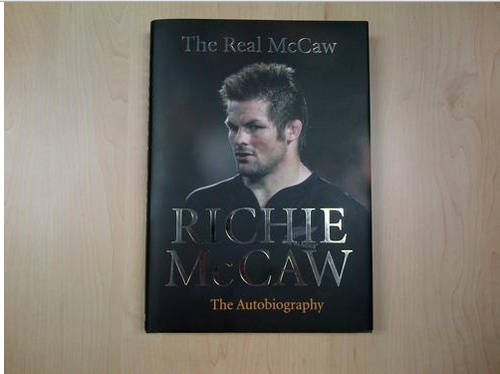 Richie McCaw SIGNED BOOK , The Real McCaw