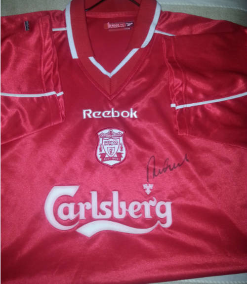 ROBBIE FOWLER SIGNED LIVERPOOL JERSEY