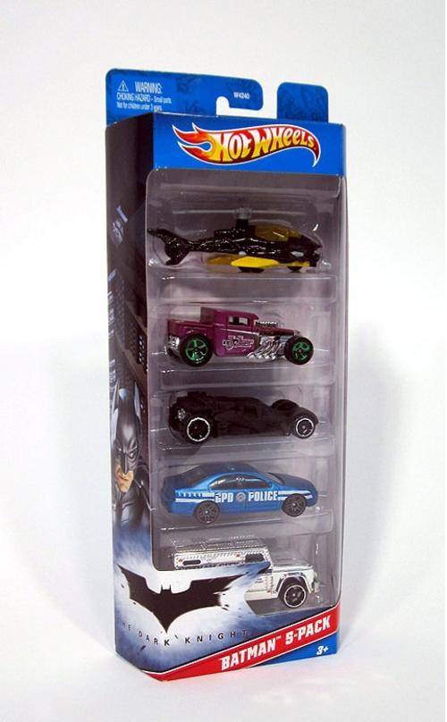 Hot Wheels 2011 Batman The Dark Knight 5-Pack