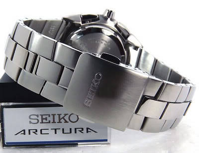 SEIKO ARCTURA SNL 047 KINETIC CHRONOGRAPH MEN'S WATCH MEN LUXURY