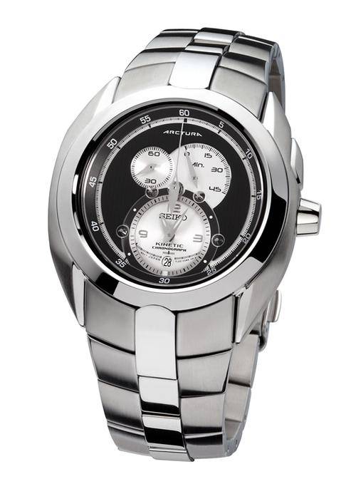 SEIKO ARCTURA SNL 047 KINETIC CHRONOGRAPH MEN'S WATCH MEN LUXURY