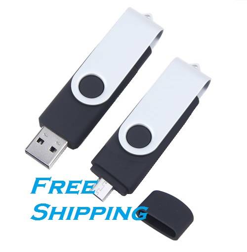 32GB USB 2.0 FLASH MEMORY DRIVE WITH OTG FOR SMART PHONES SAMSUNG NOTE GALAXY MOTOROLA NOKIA