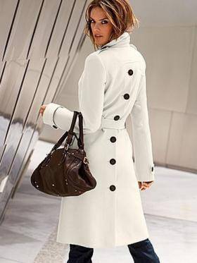 Sexy Woolen Coat Medium-long Design Coat