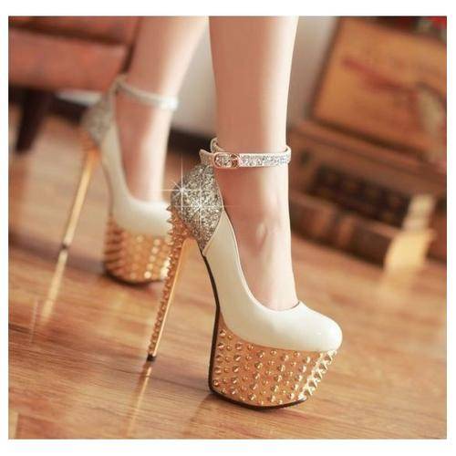Sexy Fashion Korean Rivet Make up Scales High Heel Pumps/Shoes