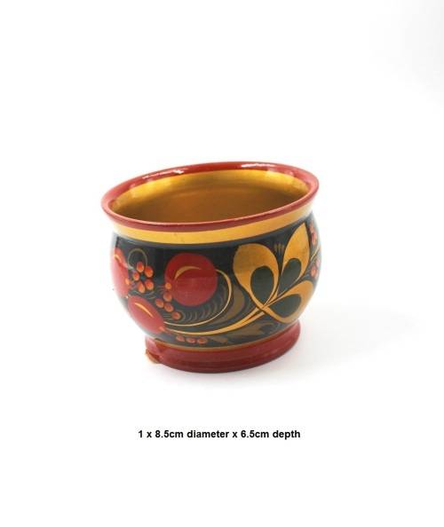 Collection of Soviet Russian KHOKHLOMA Dishes and Serving Ware