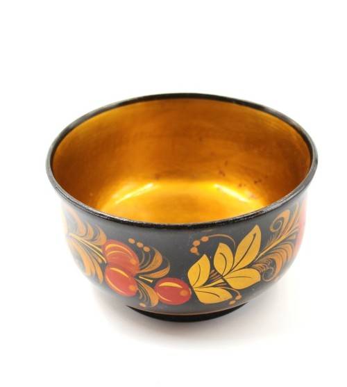 Collection of Soviet Russian KHOKHLOMA Dishes and Serving Ware