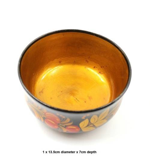 Collection of Soviet Russian KHOKHLOMA Dishes and Serving Ware