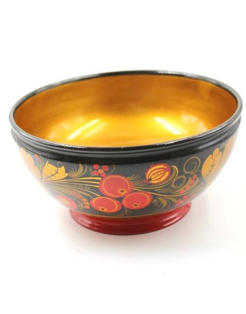 Collection of Soviet Russian KHOKHLOMA Dishes and Serving Ware