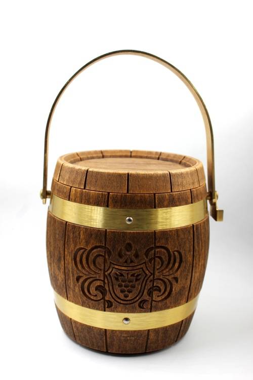 Small Vintage Barrel Ice Bucket