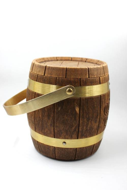 Small Vintage Barrel Ice Bucket