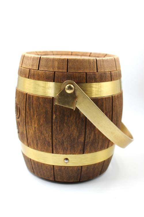 Small Vintage Barrel Ice Bucket