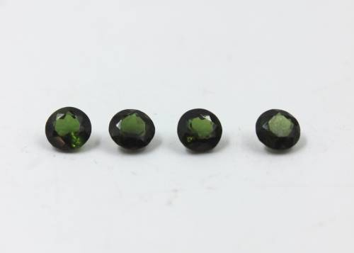 Set of 5 Vintage Tourmaline Gem Stones