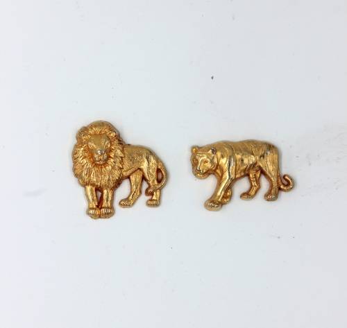 Collection of 8 Metal Miniature Animals