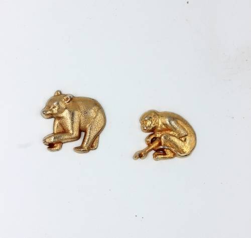Collection of 8 Metal Miniature Animals