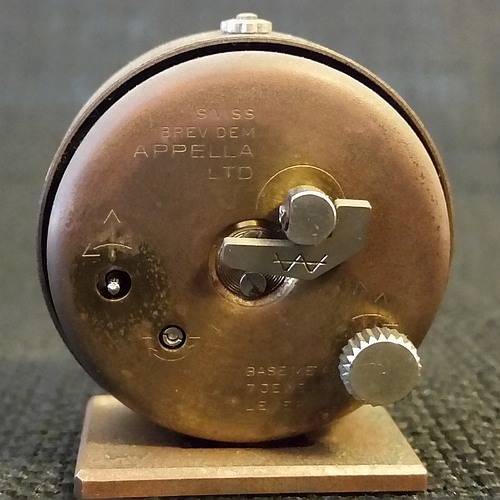 APPELLA Miniature Travel Alarm Clock - Vintage Swiss Made 7-Jewels - Working Order