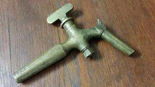Antique Wine Barrel Tap / Spigot - Bronze / Brass Beer Barrel Faucet