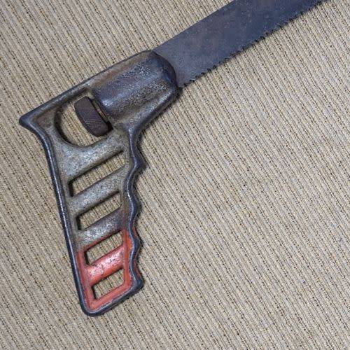 Vintage Key Hole Saw - Metal Handle - Pad Saw With Blade