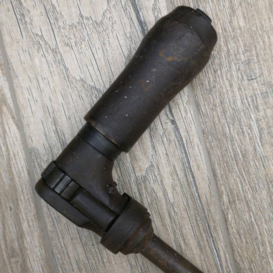 Vintage Millers Falls No 322 Ratcheting Auger Hand Brace Drill USA Made