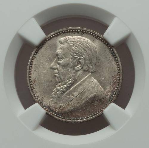 1897 sixpence MS62 choice with considerable lustre