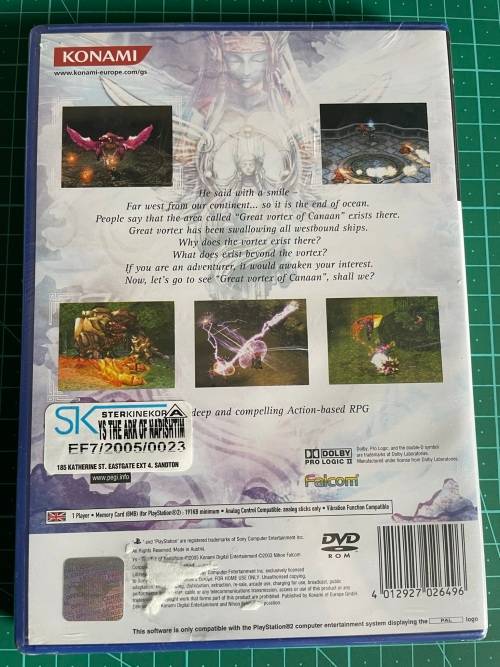 Ys: The Ark of Napishtim (PS2) *New*